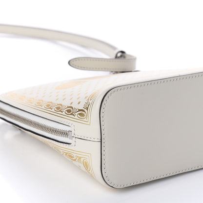 Gucci X SEGA Calfskin GUCCY Stars Mini Dome Shoulder Bag Mystic White Gold 6 of 10