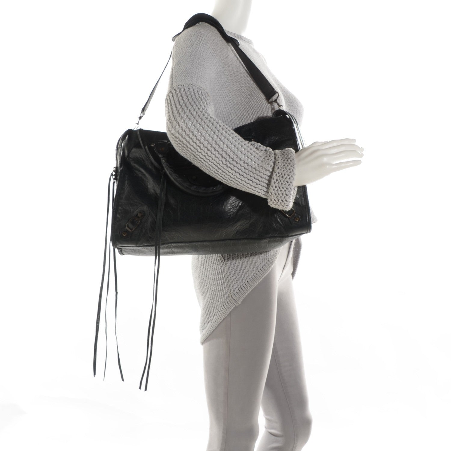 Balenciaga Agneau Classic Hardware City Black 2 of 9