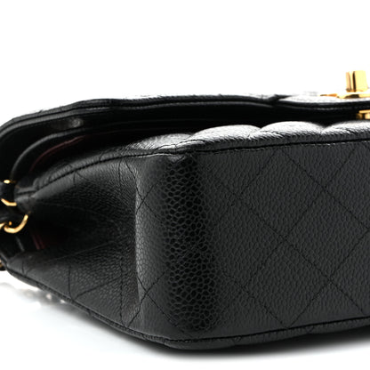 Chanel Caviar Quilted Small Double Flap Black 9 of 11
