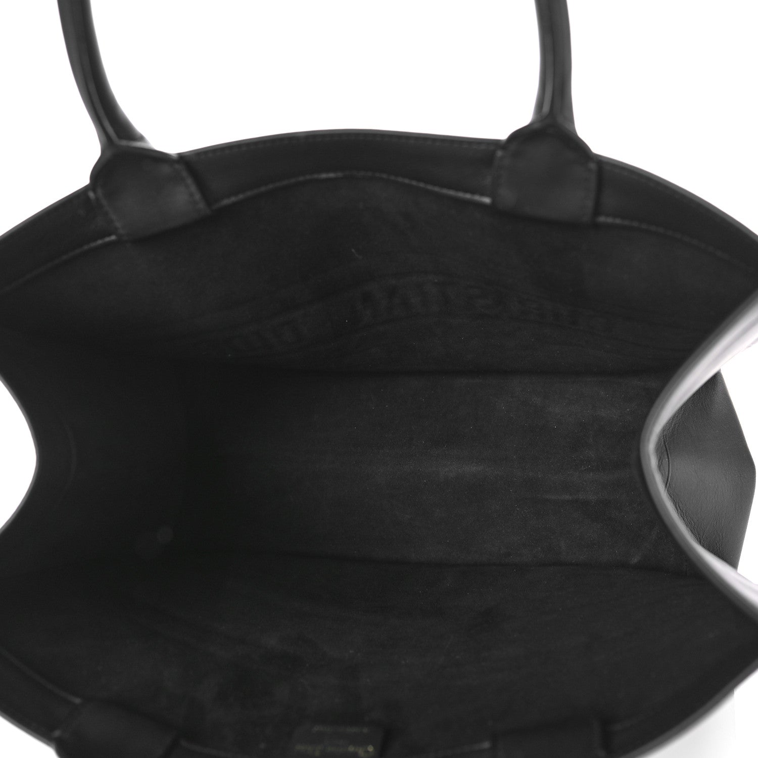 Christian Dior Calfskin Embossed Medium Book Tote Black 5 of 9