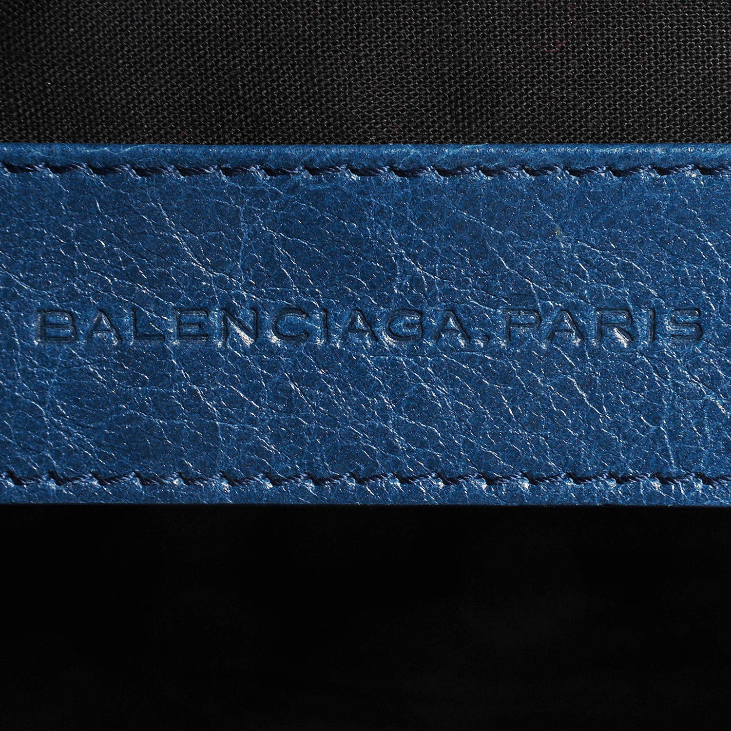 Balenciaga Agneau Arena Clip Medium Bleu Mineral 10 of 12