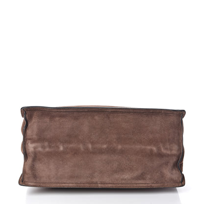 Prada Suede Etiquette Tote Bruciato Astrale 12 of 12
