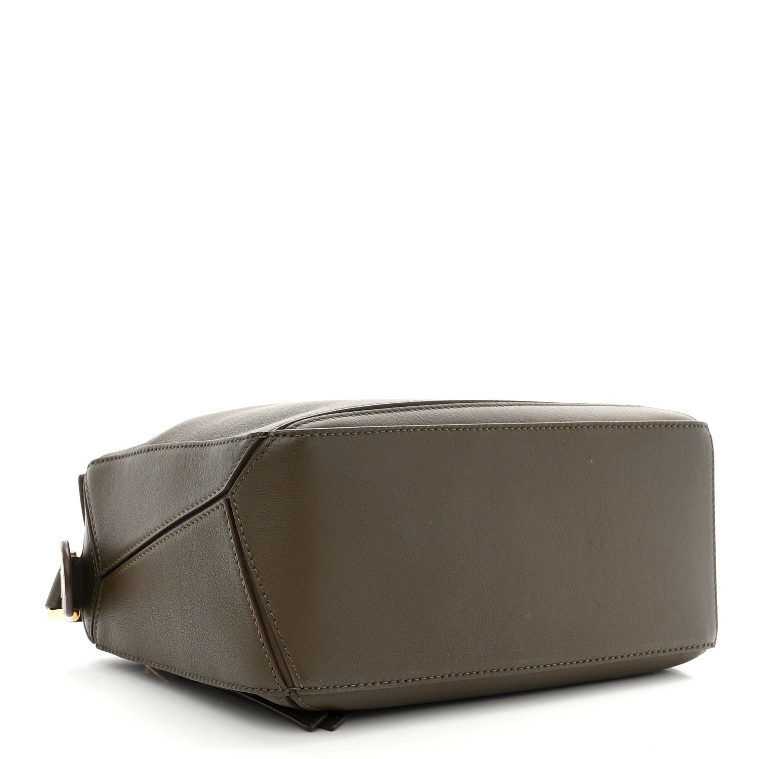 Loewe Calfskin Small Puzzle Bag Dark Khaki Green 4 of 10