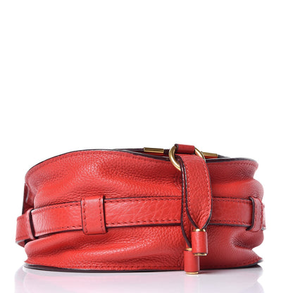 Chloe Calfskin Mini Marcie Round Crossbody Bag Red 4 of 12