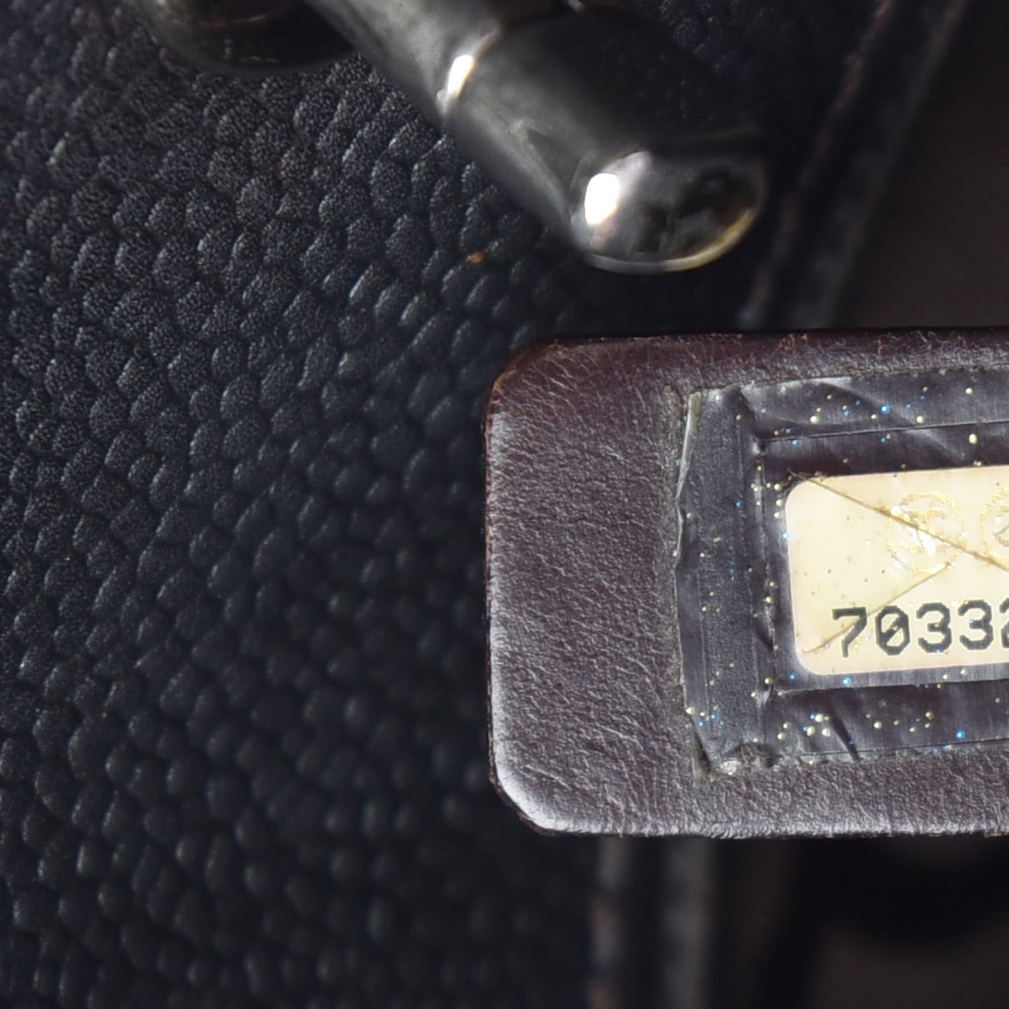 Caviar CC Shoulder Bag Brown