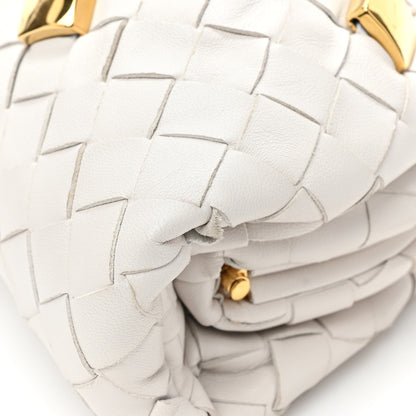 Bottega Veneta Nappa Intrecciato Studded The Mini Pouch Chalk 9 of 10