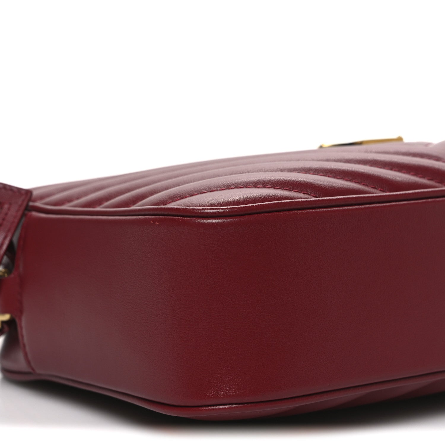 Saint Laurent Calfskin Matelasse Monogram Lou Camera Bag Opyum Red 9 of 12