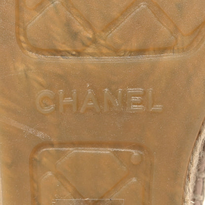 Chanel Mesh Grosgrain CC Espadrilles 39 Pink 7 of 8