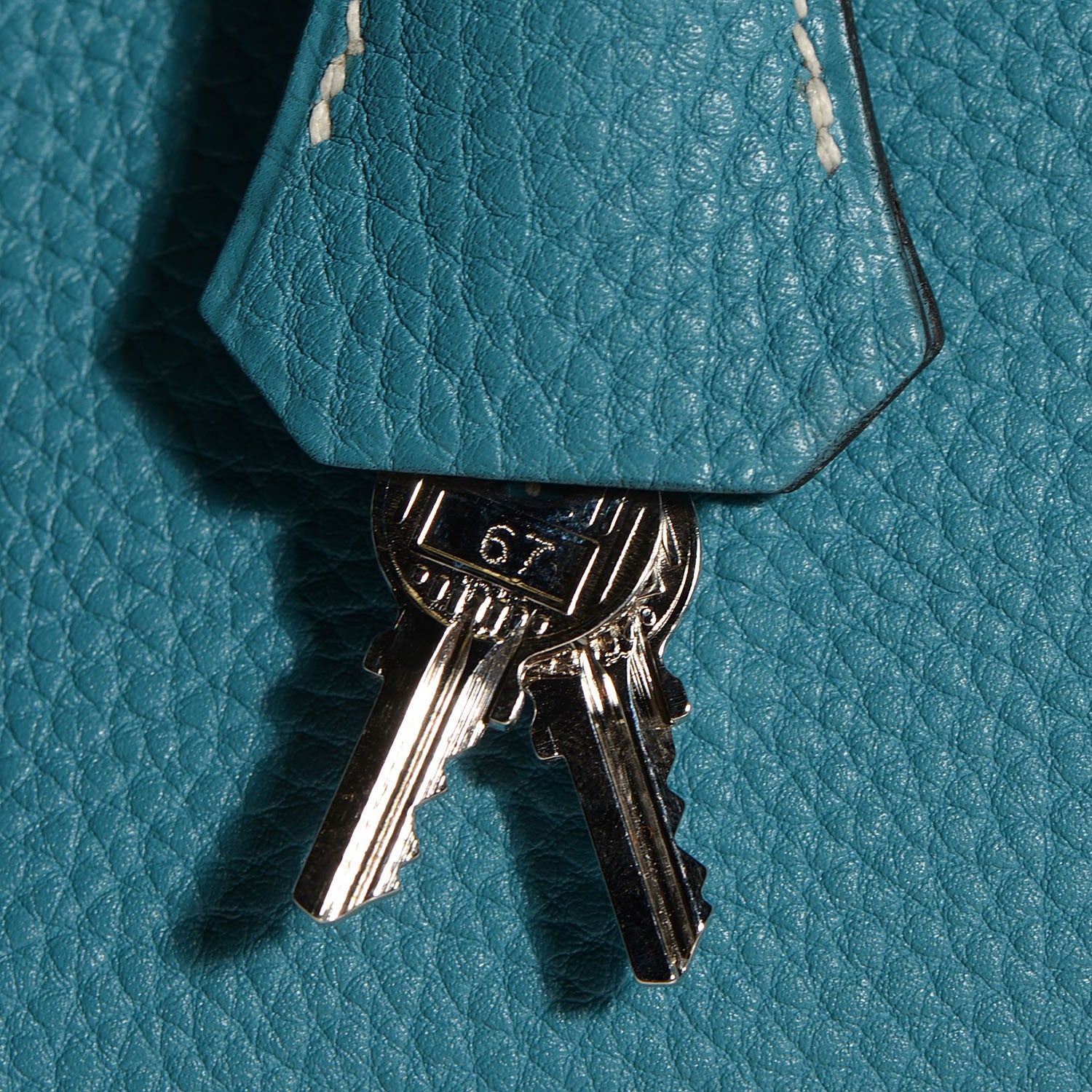 Hermes Togo Kelly Retourne 35 Blue Jean 17 of 25