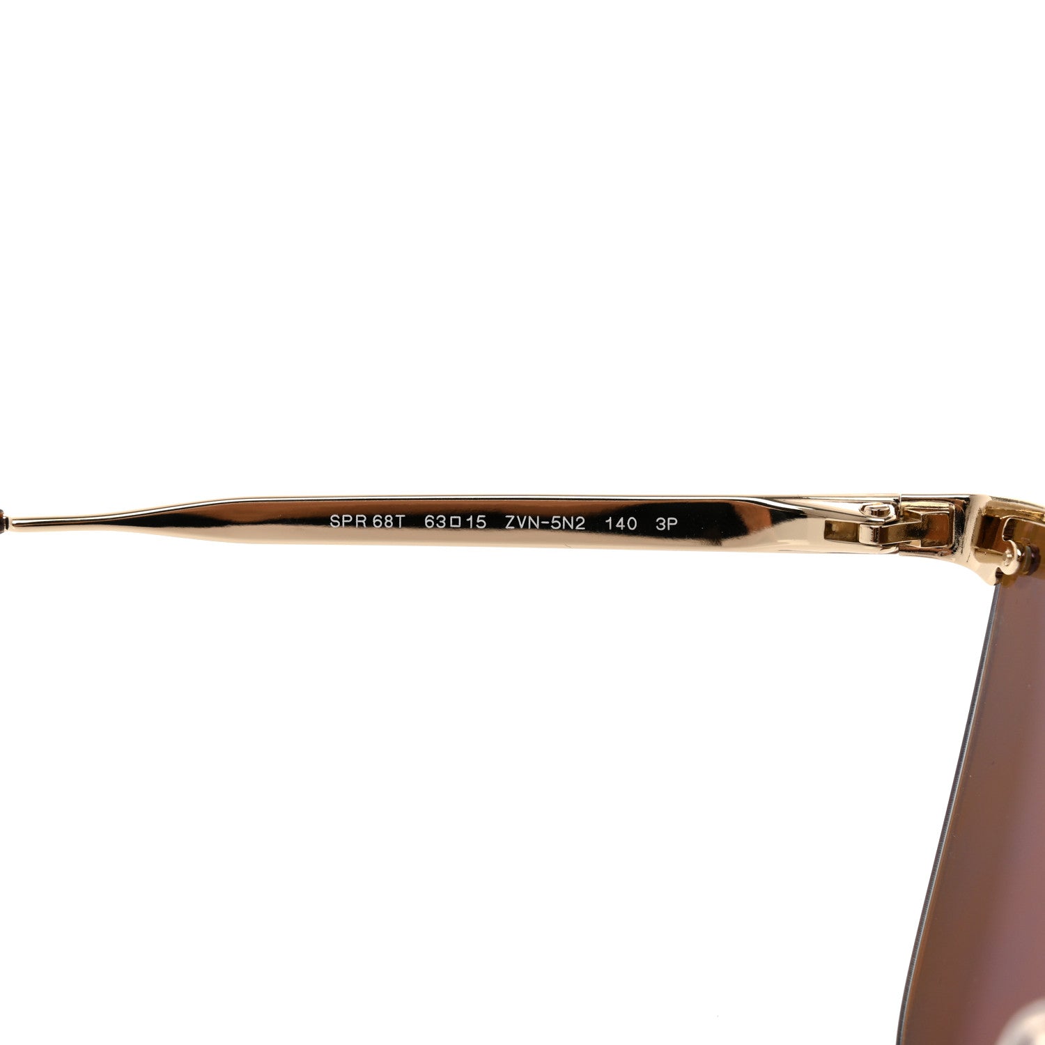 Prada Cat Eye Sunglasses SPR 68T Gold 5 of 8