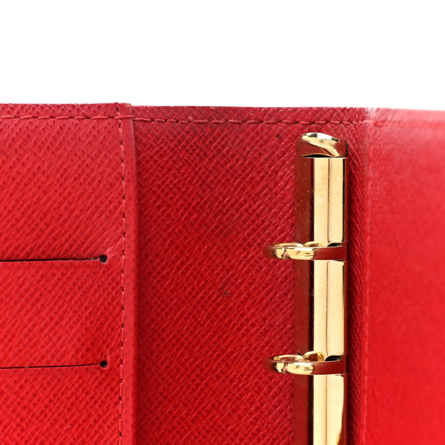 Damier Ebene Koala Small Ring Agenda Cover Red