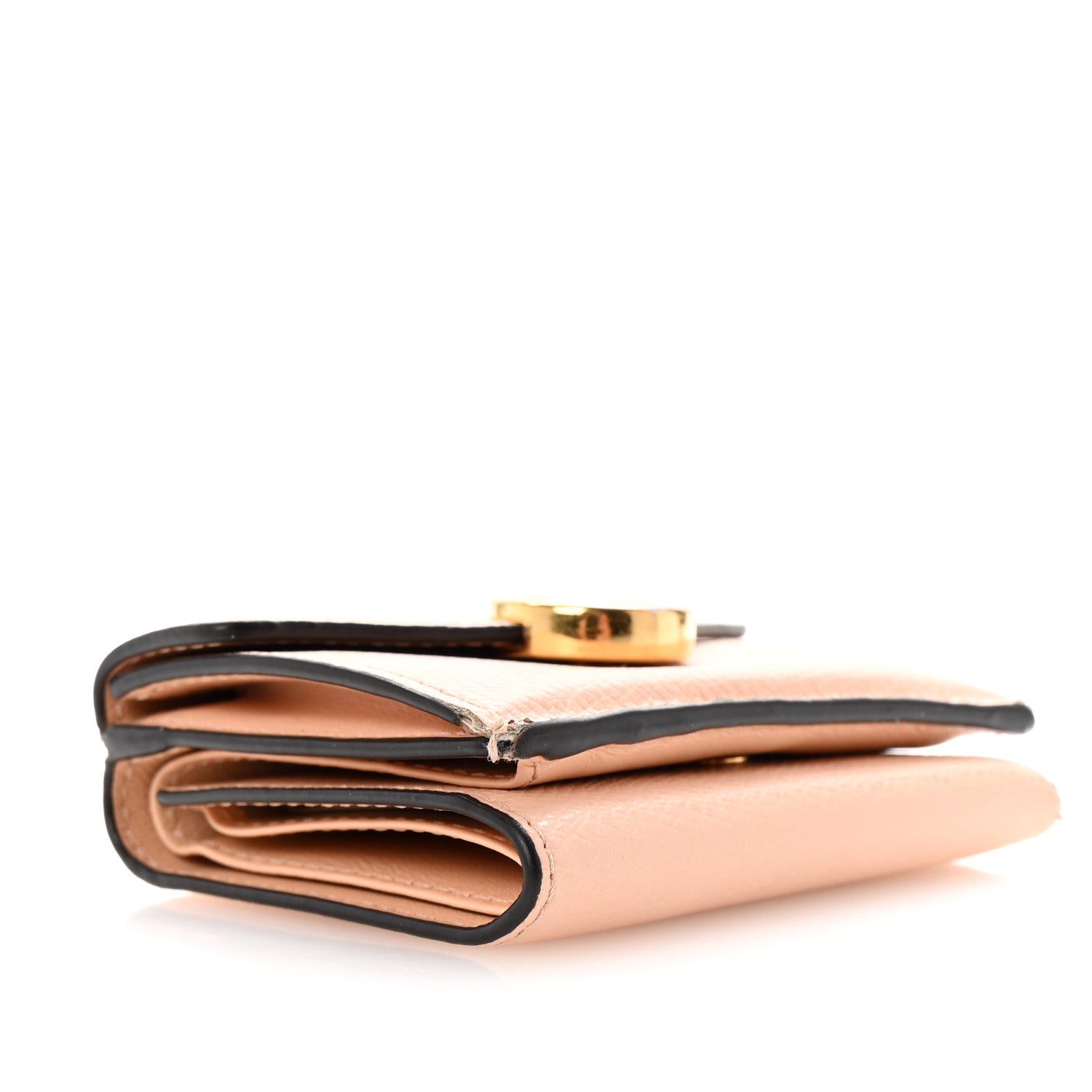 Fendi Vitello Cruise F is Fendi Micro Tri-Fold Envelope Wallet Light Rose 4 of 8