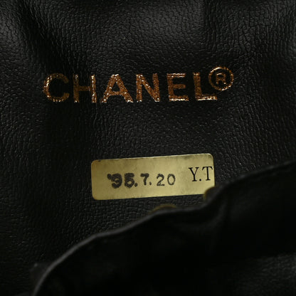 Chanel Caviar CC Vanity Cosmetic Case Black 5 of 7