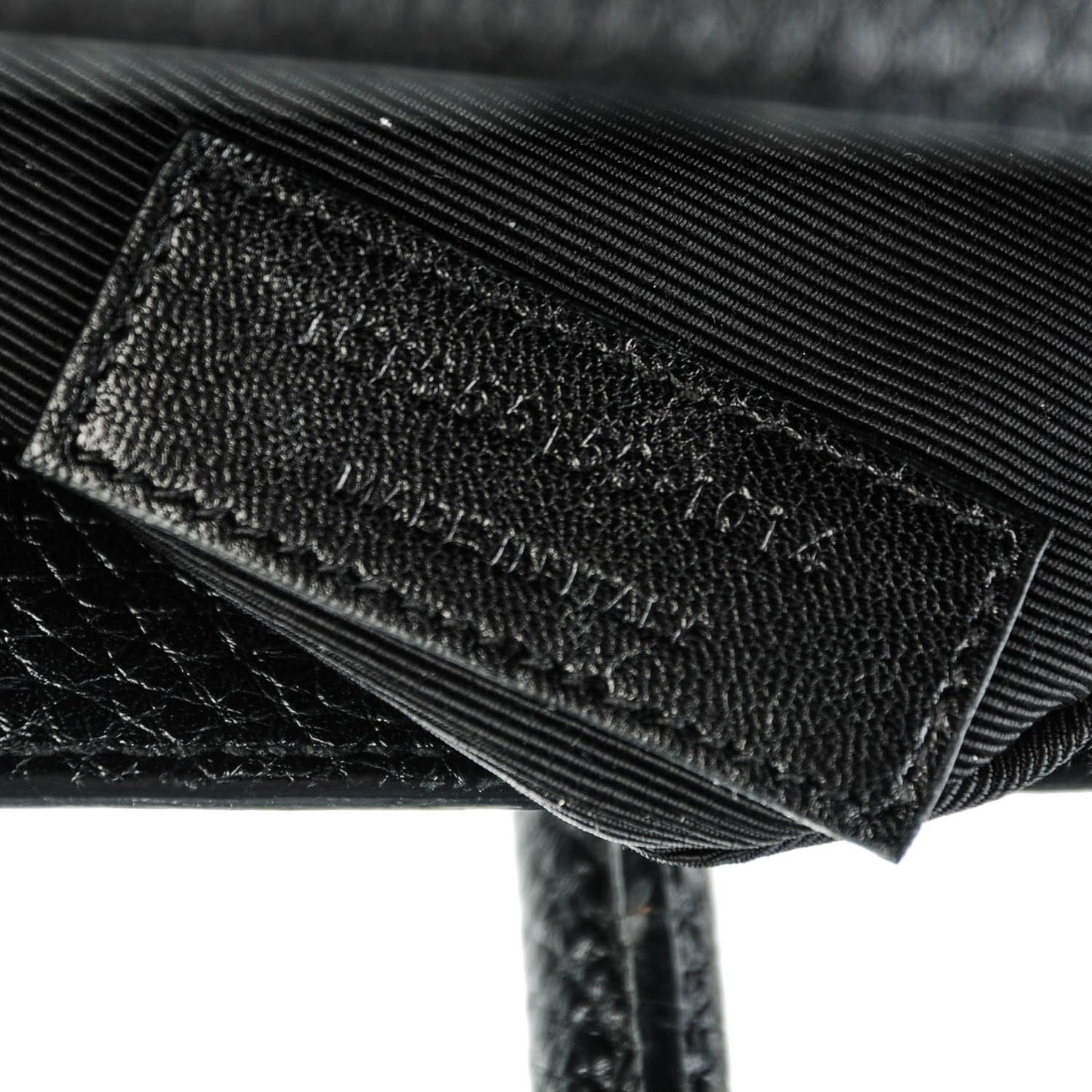 Grained Calfskin Small Sac De Jour Black