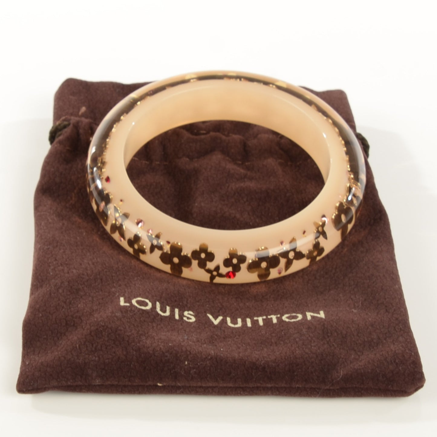 Resin Swarovski Medium Inclusion Bracelet GM Nacre