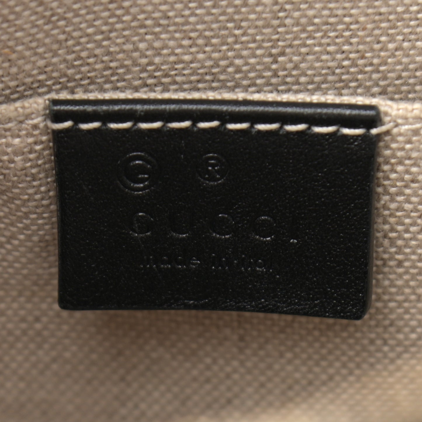 Microguccissima Mini Dome Bag Black
