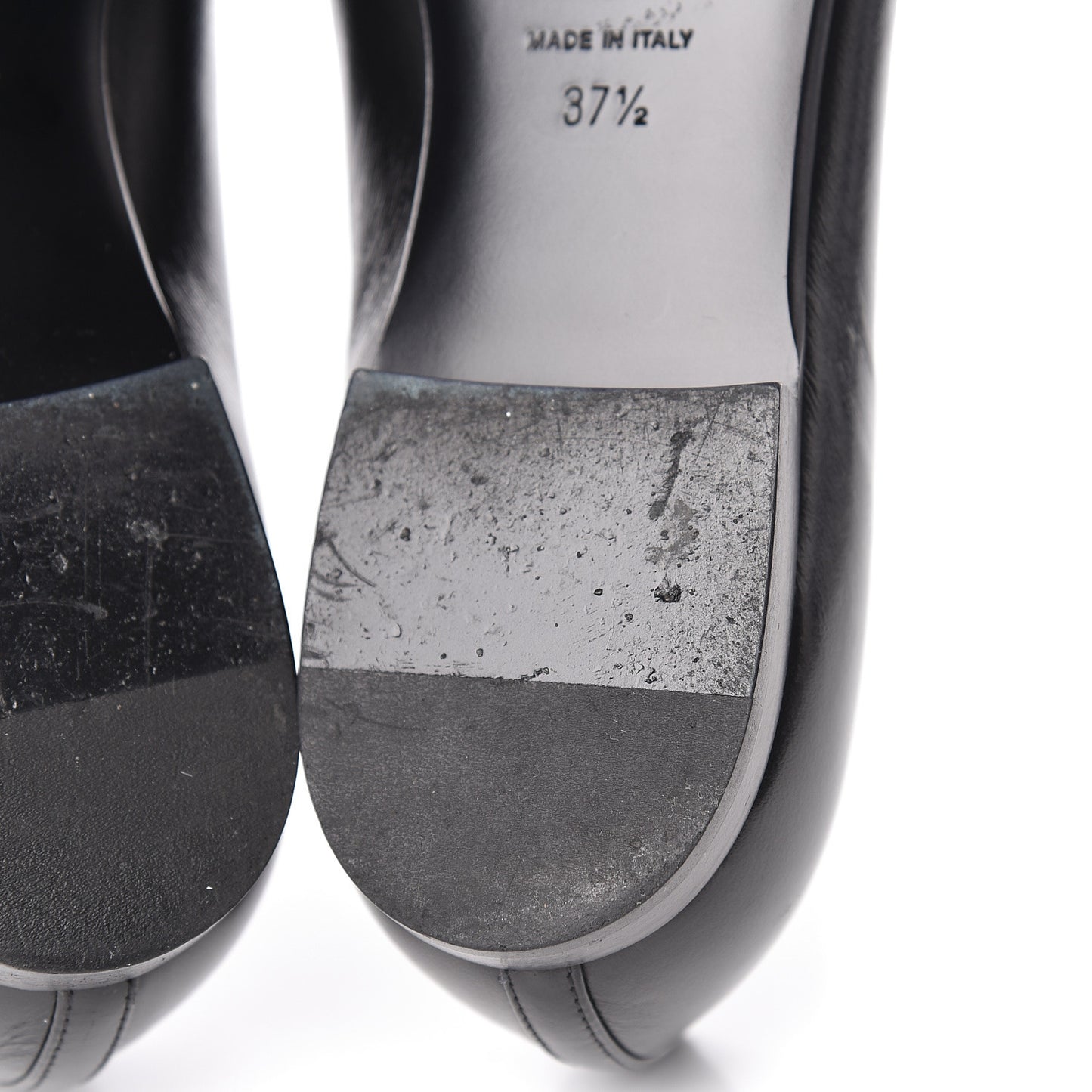 Lambskin CC Mocassin Loafers 37.5 Black