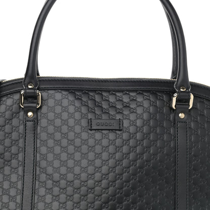 Gucci Soft Microguccissima Dome Satchel Black 8 of 13