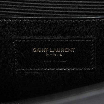 Saint Laurent Grain De Poudre Classic Monogram Kate Clutch Black 7 of 7