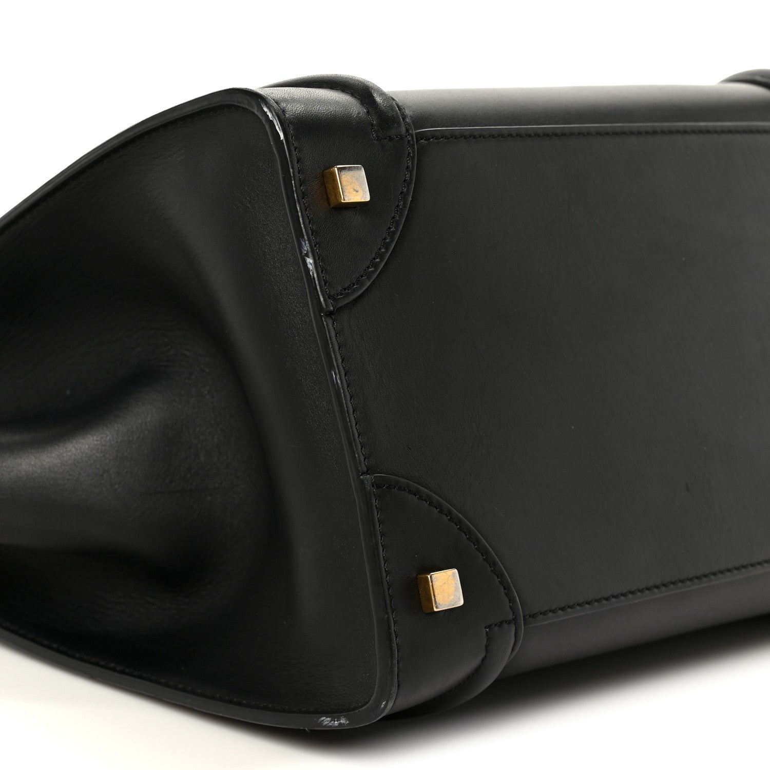 Celine Smooth Calfskin Mini Luggage Black 10 of 11