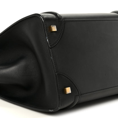 Celine Smooth Calfskin Mini Luggage Black 10 of 11