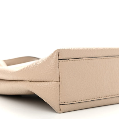 Salvatore Ferragamo Tumbled Calfskin Gancini Mini Bag Beige 8 of 9