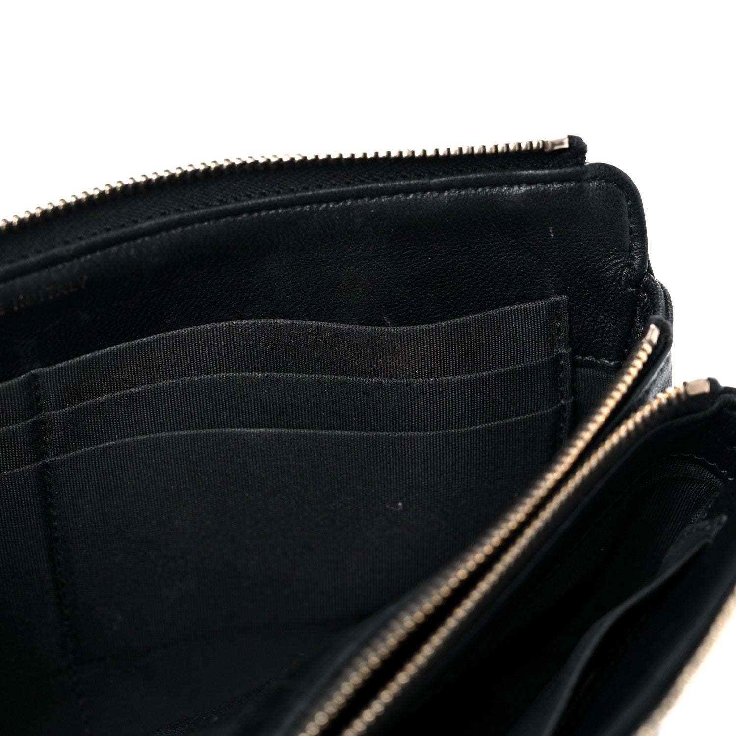 Chanel Lambskin Quilted Small Boy Zipped Pouch Black 15 of 19