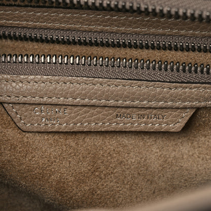 Celine Drummed Calfskin Mini Luggage Dune 7 of 16