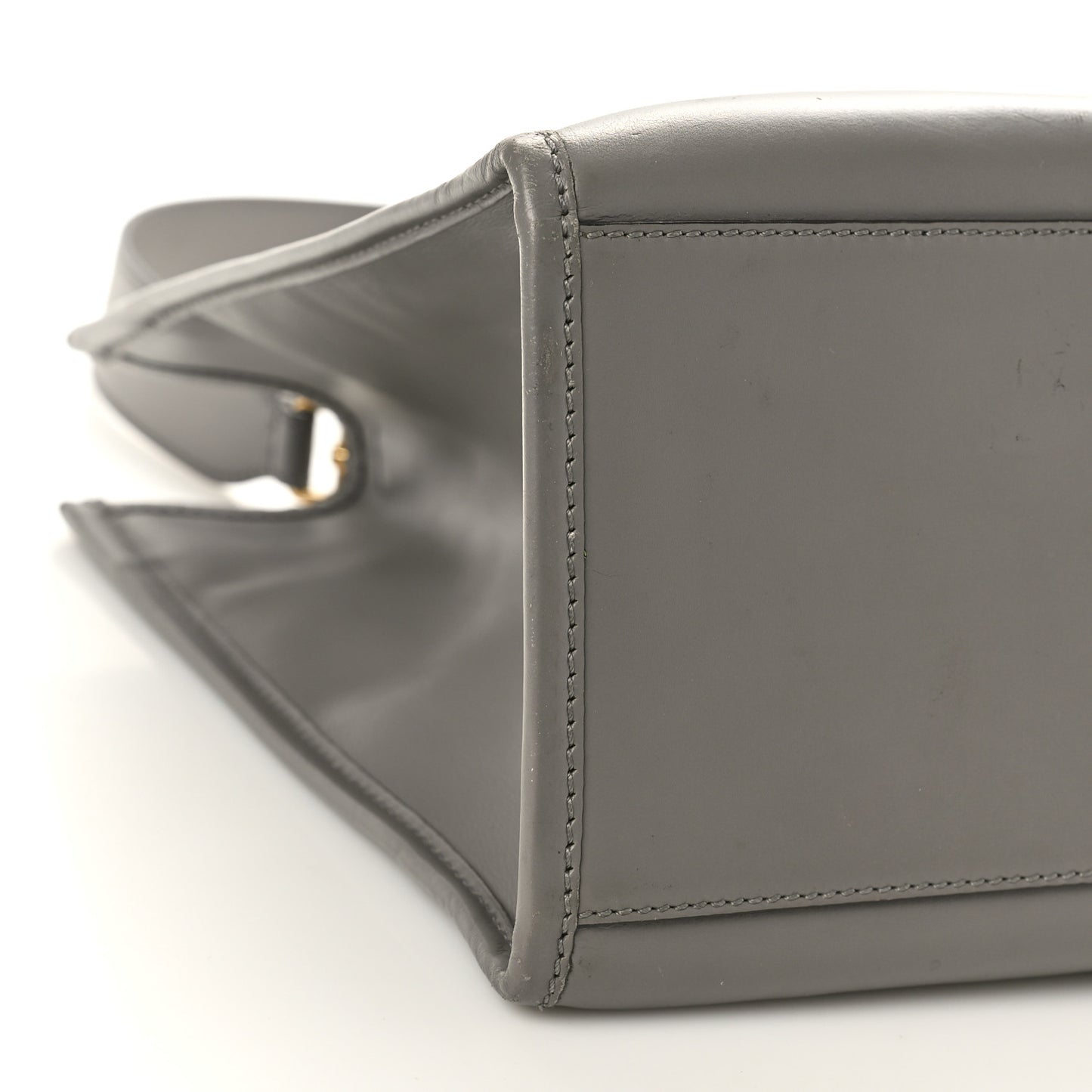 Vitello King Plexiglass Logo Embossed Medium Fendi Sunshine Shopper Tote Moon