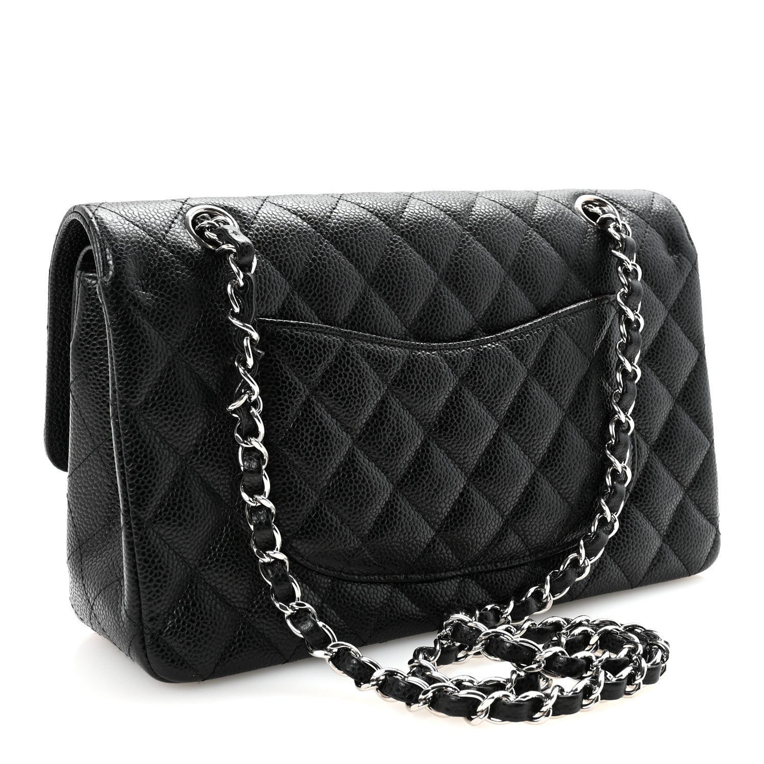 Chanel Caviar Quilted Medium Double Flap Black 3 of 11