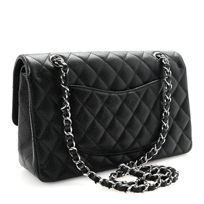 Chanel Caviar Quilted Medium Double Flap Black 3 of 11