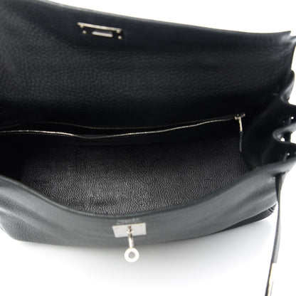 Hermes Taurillon Clemence Kelly Retourne 35 Black 5 of 12