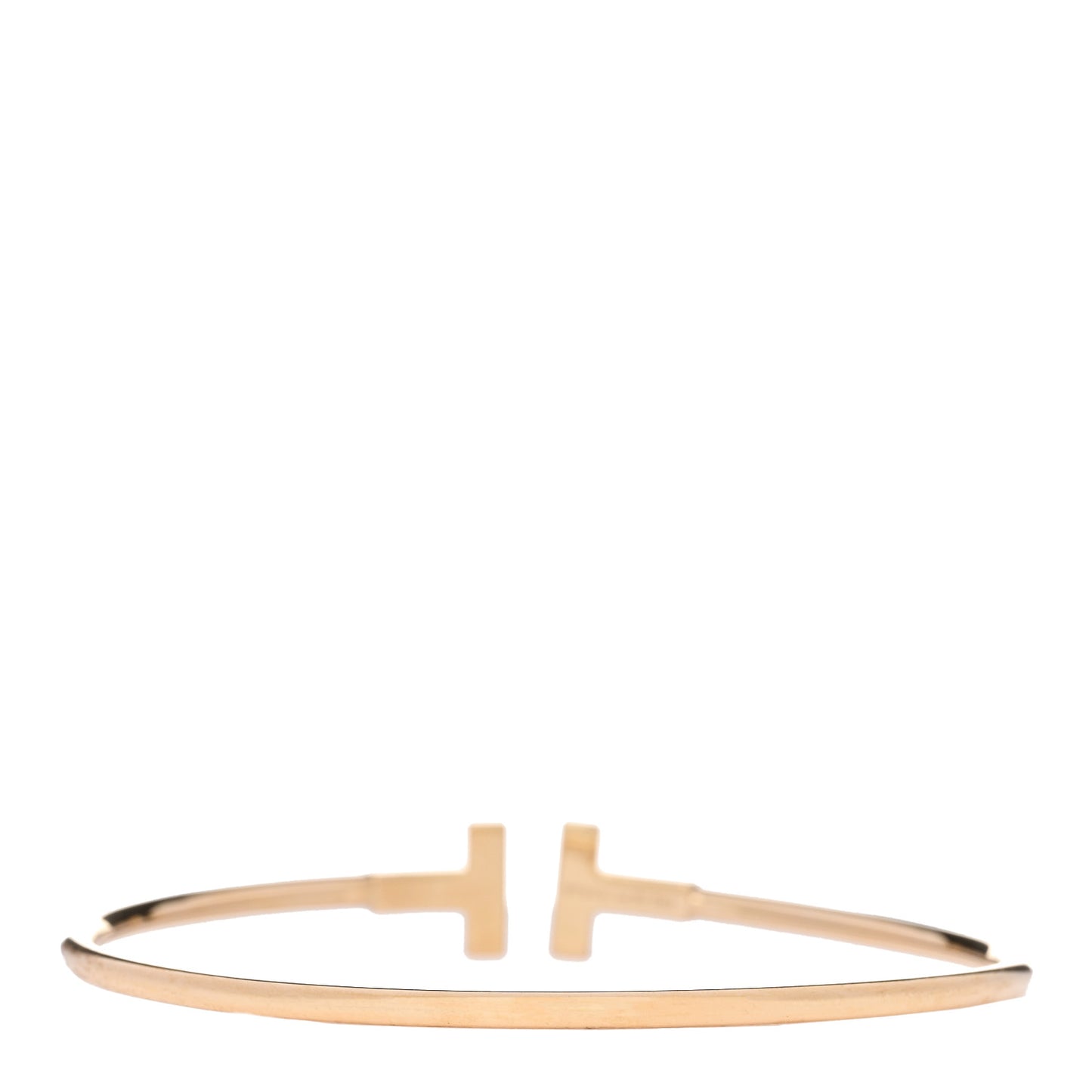 18K Yellow Gold T Wire Bracelet