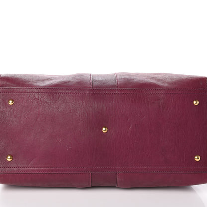 Saint Laurent Sheepskin Large Cabas ChYc Black Cherry 11 of 15