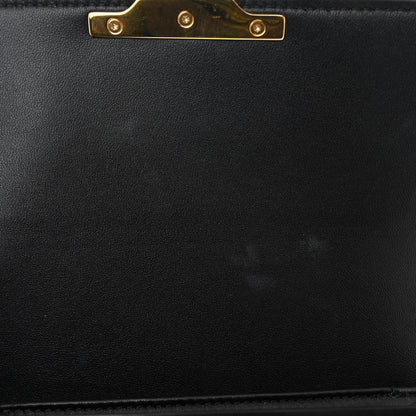 Celine Shiny Calfskin Medium Triomphe Black 11 of 12