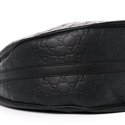 Gucci Guccissima Large GG Twins Hobo Black 8 of 9