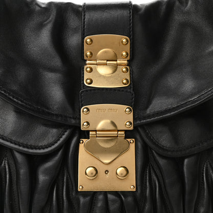 Miu Miu Nappa Matelasse Coffer Hobo Black 8 of 12