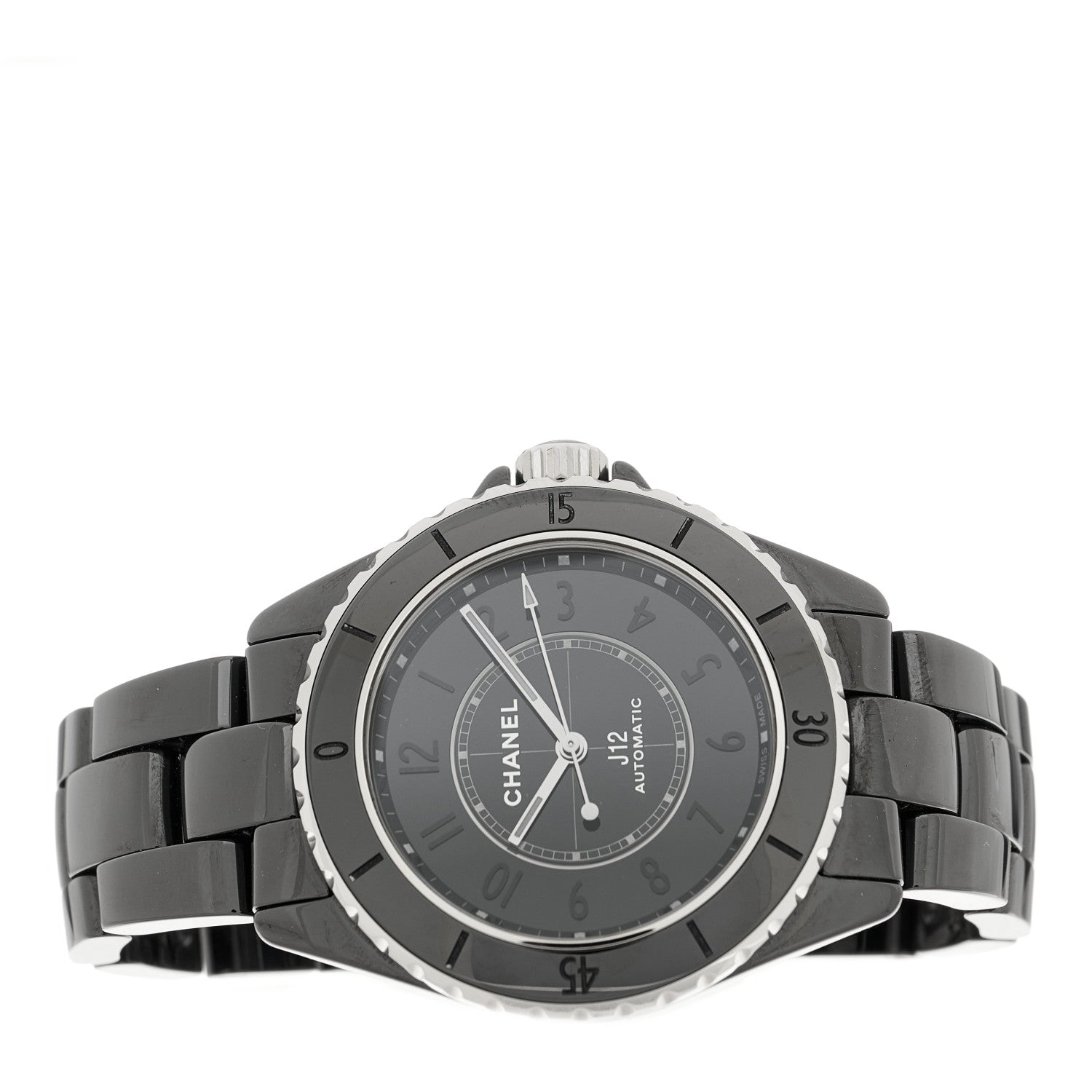 Chanel Stainless Steel Ceramic 38mm J12 Phantom Automatic Watch Black 2 of 5