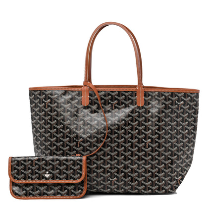 Goyard Goyardine Saint Louis PM Black Gold 1 of 9
