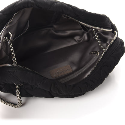 Chanel Nylon Bubble Quilt Shoulder Bag Black 5 of 10