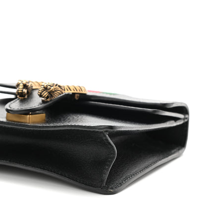 Gucci Calfskin Web Mini Dionysus Shoulder Bag Black 10 of 13