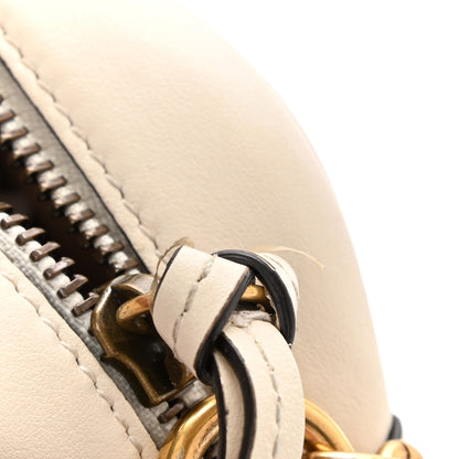 Gucci Calfskin Matelasse Mini GG Marmont Chain Shoulder Bag White 11 of 11