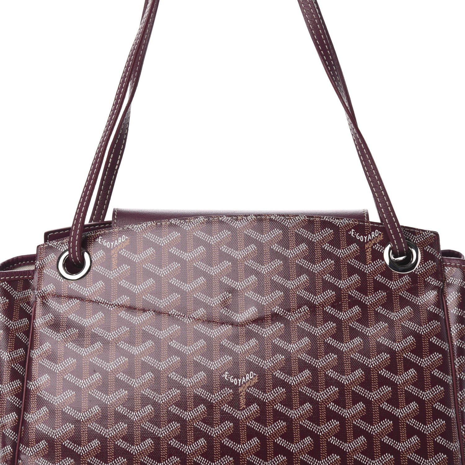 Goyard Goyardine Rouette PM Burgundy 11 of 11