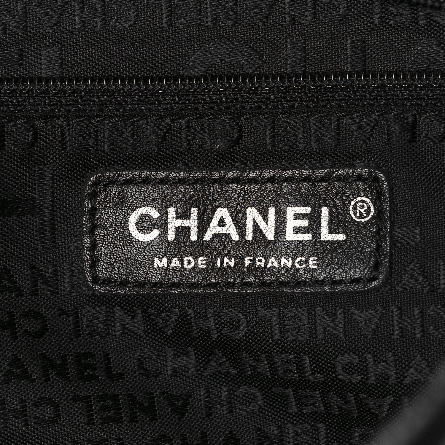 Chanel Vinyl XL Coco Cabas Black 6 of 11