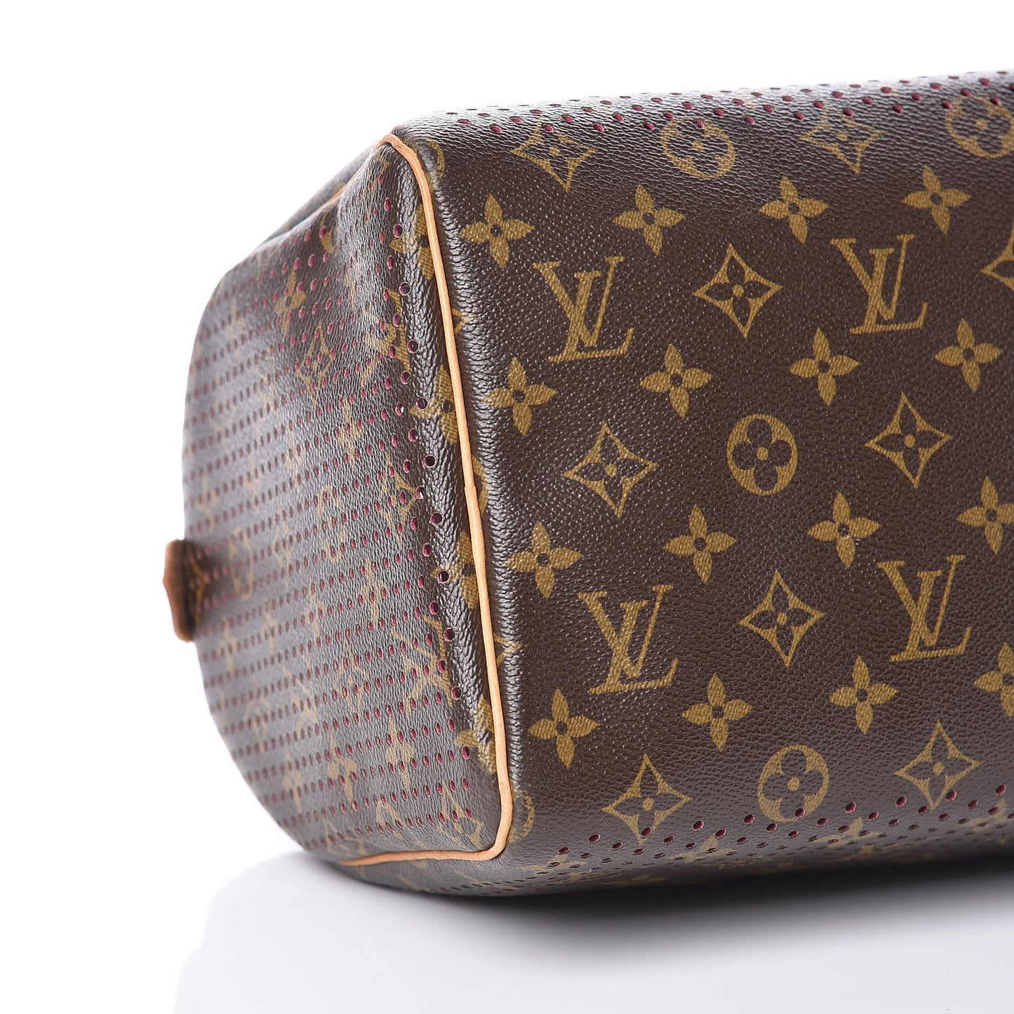 Monogram Perforated Speedy 30 Fuchsia