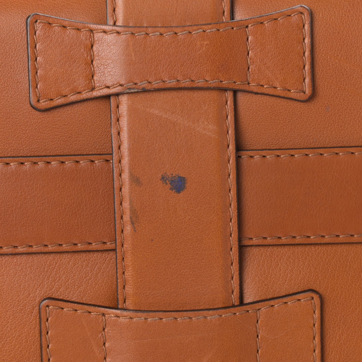 Gucci Calfskin Medium Stirrup Top Handle Bag Brown 9 of 10