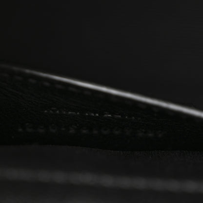 Saint Laurent Grain De Poudre Textured Mixed Matelasse Triquilt Small Monogram Satchel Black 7 of 10
