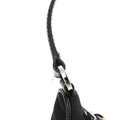 Prada Tessuto Nylon Saffiano Mini Re-Edition 2005 Bag Black 16 of 16