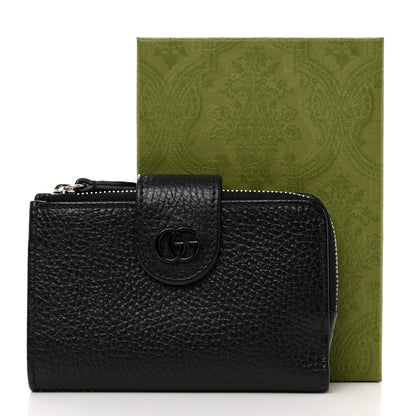 Gucci Dollar Calfskin Double G Wallet Black 8 of 8