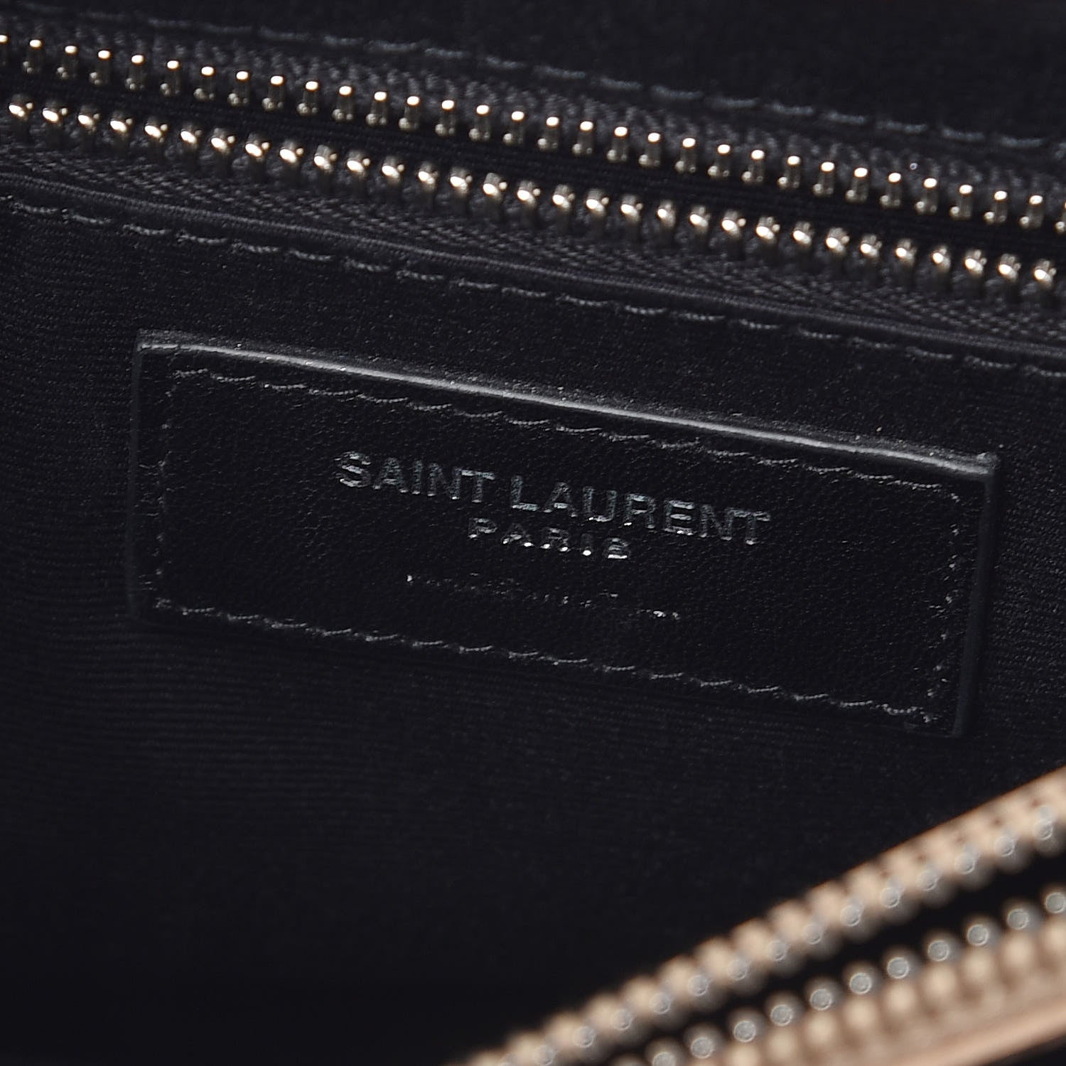 Saint Laurent Calfskin Y Quilted Monogram Medium Loulou Chain Satchel Dark Beige 10 of 11